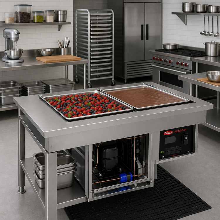 Product image #2 for Hatco FTBP-2 39-Inch Drop-In R-290 Frost Top for 2 Full-Size Sheet Pans