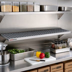 Thumbnail image #2 for Fermod Fermostock 64269-R1 47-Inch W x 18-Inch D Horizontal Vented Polymer-Insert Aluminum Shelf, 800-lb Capacity