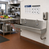 Thumbnail image #2 for Advance Tabco 2-Station Wall-Mounted ADA Multi-Wash Hand Sink with Electronic Faucets, 40 Inch Wide