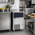 Thumbnail image #2 for Brema GB903AHC Undercounter Flake Ice Maker with Bin, Air-Cooled, 253 lb/Day, 66 lb Storage