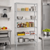 Thumbnail image #2 for EAGLEbrite 5-Tier Add-On Wire Shelving Unit, 30 x 21 x 86 Inches, Zinc Finish