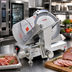 Thumbnail image #2 for Eurodib HBS250L 10-Inch Gravity Feed Belt-Drive Manual Meat Slicer with Blade Sharpener