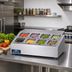 Thumbnail image #2 for Arctic Air ACP8SQ Compact 27-1/2-Inch Wide Countertop Refrigerated Prep Unit with 8 1/6-Size Pans