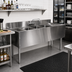 Thumbnail image #2 for CHOICE Three Compartment Underbar Sink Unit with Right Drainboard, Left Sink Location, 48 Inch x 24 Inch