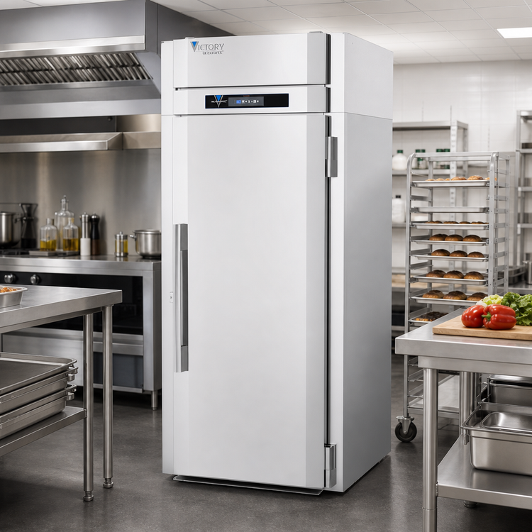 Product image #2 for Victory UltraSpec Roll-Thru Solid Door Warming Cabinet, 1-Section, Standard Depth