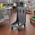 Thumbnail image #3 for Cambro Camdolly Open Frame Dolly with Handle, 350 lb Capacity, Charcoal Gray