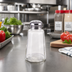 Thumbnail image #2 for Winco 2 oz. Paneled Glass Salt and Pepper Shaker with 18/0 Stainless Steel Mushroom Top