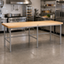 Thumbnail image #2 for John Boos Stainless Steel Baker's Table Frame for 144 x 36 Inch Top, Without Bin Stops