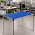 Thumbnail image #2 for QuadPlus Solid Blue Polymer Shelf Mat with Quad-Adjust Chrome Frame, 36 x 21 Inches