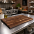 Thumbnail image #2 for Boos Block Blended Edge Grain American Black Walnut Kitchen Countertop, 42 x 25 x 1-1/2 Inch, Varnique Finish