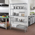 Thumbnail image #2 for Eagle Group 4-Tier Stationary Starter Wire Shelving Unit, 30