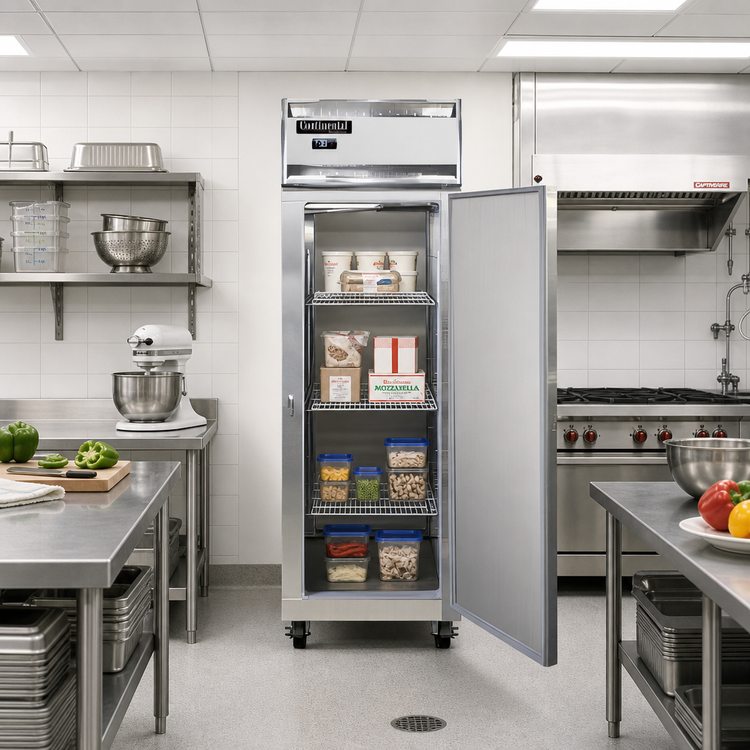 Product image #2 for Continental Refrigerator 1FNSSPT One-Section Pass-Thru Freezer