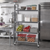 Thumbnail image #2 for Cambro Camshelving Elements XTRA 4-Tier Vented Stationary Starter Unit, 24 x 48 x 72 Inches