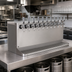 Thumbnail image #2 for SB1238-KR Underbar Glycol-Cooled Draft Beer Dispenser with Integral Drip Tray and 12 Faucets