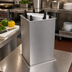 Thumbnail image #2 for Atlas Metal Heated Drop-In Oval Platter Dispenser with Enclosed Frame, Stainless Steel