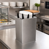 Thumbnail image #2 for Atlas Metal Heated Drop-In Oval Platter Dispenser with Enclosed Frame, Stainless Steel