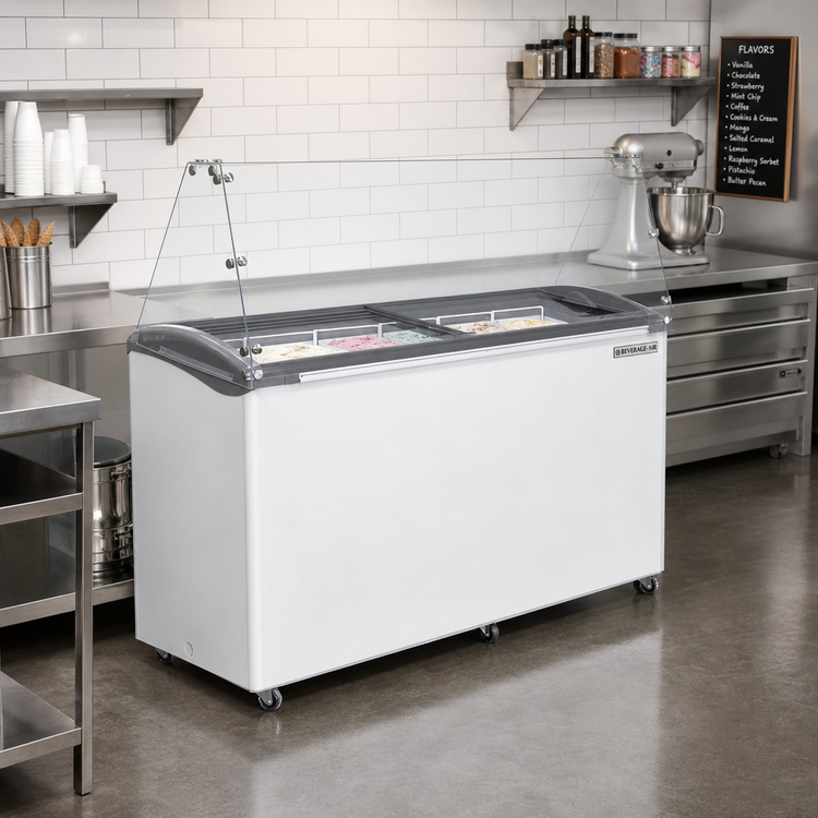 Product image #2 for Beverage Air BDC-HC-12 12-Flavor Dipping Cabinet Ice Cream Freezer