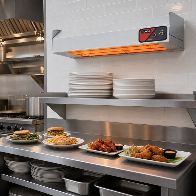 Product image #2 for Nemco 24-Inch Dual Infrared Strip Heater with Infinite Temperature Control, 240V