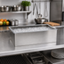 Thumbnail image #3 for Cal-Mil Rectangular Stainless Steel Ice Housing with Clear Polycarbonate Pan, 20 x 12 x 6 Inches