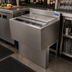 Thumbnail image #3 for BK Resources 48-Inch Underbar Stainless Steel Ice Bin, 140 lb Capacity