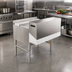 Thumbnail image #2 for John Boos Single 12-Inch Stainless Steel Speed Rail Locking Cover
