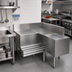 Thumbnail image #2 for Advance Tabco Prestige 90° Freestanding Corner Drainboard Filler, 35