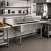 Thumbnail image #2 for BlendPort® BPFC Series 3-Compartment Commercial Sink with 24
