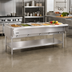 Thumbnail image #2 for Eagle Group 79-Inch Natural Gas Hot Food Table with 5 Dry Wells, Open Base, and Cutting Board