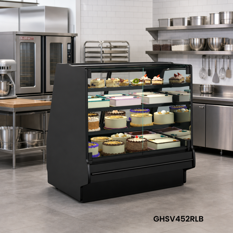 Product image #2 for Fusion 99-3/4 Inch Wide Refrigerated Service Case with Remote DX Refrigeration and 3 Solid Shelves