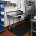 Thumbnail image #2 for CMA Dishmachines SL-26 Left-to-Right Straight Soiled Dish Table, 26 Inch, with 20 x 20 x 5 Inch Sink