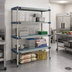 Thumbnail image #2 for MetroMax 4 All-Polymer Starter Shelving Unit, Open-Grid, 60 in. W x 18 in. D x 63 in. H, 4 Shelves