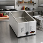 Thumbnail image #2 for Eagle Group RedHots 1220CWD-120 Countertop Electric Cooker/Warmer, 1 Full-Size Pan, Wet/Dry, Thermostatic, Stainless Steel, 120V
