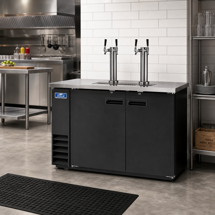 Product image #2 for Arctic Air 61-Inch Direct Draw Draft Beer Dispenser with 2 Towers and 4 Faucets