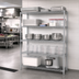 Thumbnail image #2 for EagleGard 5-Tier Add-On Wire Shelving Unit, 72W x 18D x 86H, Hybrid Epoxy Finish