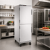 Thumbnail image #2 for Heated Holding Cabinet with Solid Hinged Doors, 18 Full-Size Pan Capacity