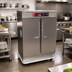 Thumbnail image #2 for Gridless Heated Banquet Cart for 120 Covered Plates, Stainless Steel, AC/DC