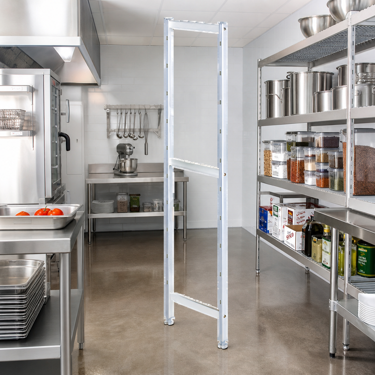 Product image #2 for Fermostock 71-Inch Stationary Shelving Upright, 14-Inch Deep, Deep Anodized Aluminum
