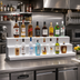 Thumbnail image #2 for Glastender 54-Inch 2-Tier Lighted Liquor Display with LED Lighting