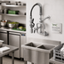 Thumbnail image #2 for Mini Pre-Rinse Wall Mount Unit with 8-Inch Swing Nozzle and 0.65 GPM Spray Valve