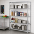 Thumbnail image #2 for Eagle Group 4-Tier Add-On QuadTruss Wire Shelving Unit, Chrome-Plated, 60