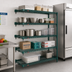 Thumbnail image #3 for Metro Super Erecta Super Adjustable Metroseal 3 Add-On Wire Shelving Unit, 60W x 21D x 74H, 5 Shelves