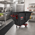Thumbnail image #2 for Rubbermaid Commercial Powered Roto Tilt Trash Cart, 1 Cubic Yard, 1000 lb Capacity