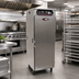 Thumbnail image #2 for hotLOGIX HL6-14 3/4-Height 1-Compartment Humidified Heated Holding Cabinet, Solid Door, Aluminum, 28 Hotel Pan / 14 Sheet Pan Capacity