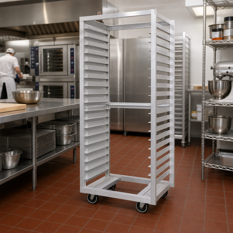 Product image #2 for Metro RD33N Mobile Side-Loading Aluminum Pan Rack for 20 18 x 26 Pans