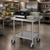 Thumbnail image #2 for Dinex Power-Therm Stationary Induction Charger Table with Open Undershelf, 30 x 24 Inches, 14 Gauge 304 Stainless Steel