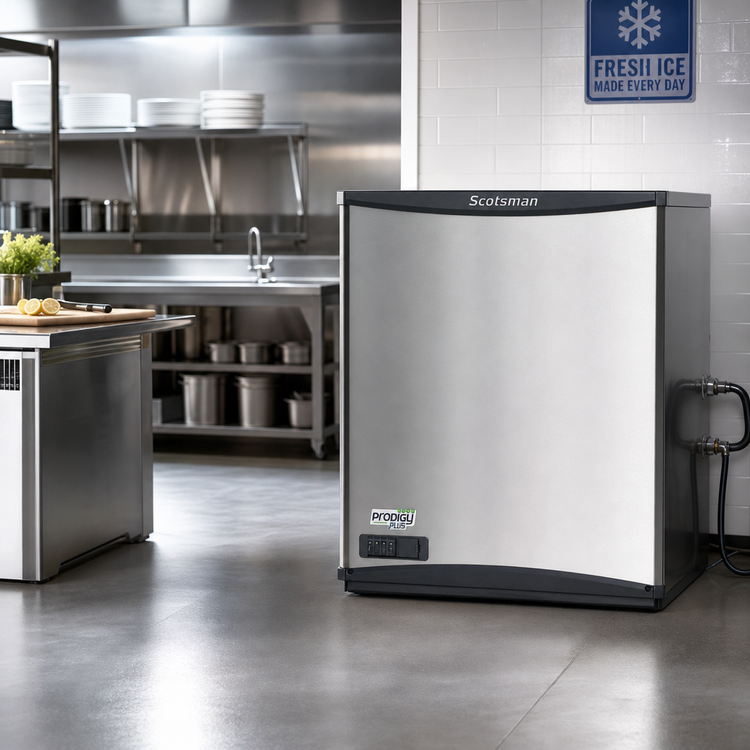 Product image #2 for Scotsman Prodigy Plus Modular Flake Ice Machine, Remote Cooled, 1180 lb./Day, 115V