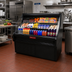 Thumbnail image #2 for Howard-McCray Ovation Series 51-Inch Black Self-Contained Open Merchandiser Refrigerator, 44-Inch High, Straight Plexi