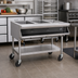 Thumbnail image #2 for Eagle Group Portable Electric Sealed Well Hot Food Table with Open Shelf Base, 2 Wells, 208V