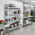 Thumbnail image #2 for Fermostock 4-Tier Polymer Shelving Unit Expansion Kit, 26W x 18D x 71H, Gray