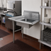 Thumbnail image #2 for Steel Works Stainless 26 x 30 Inch Left-to-Right Straight Soiled Dish Table with 9-3/4-Inch Backsplash